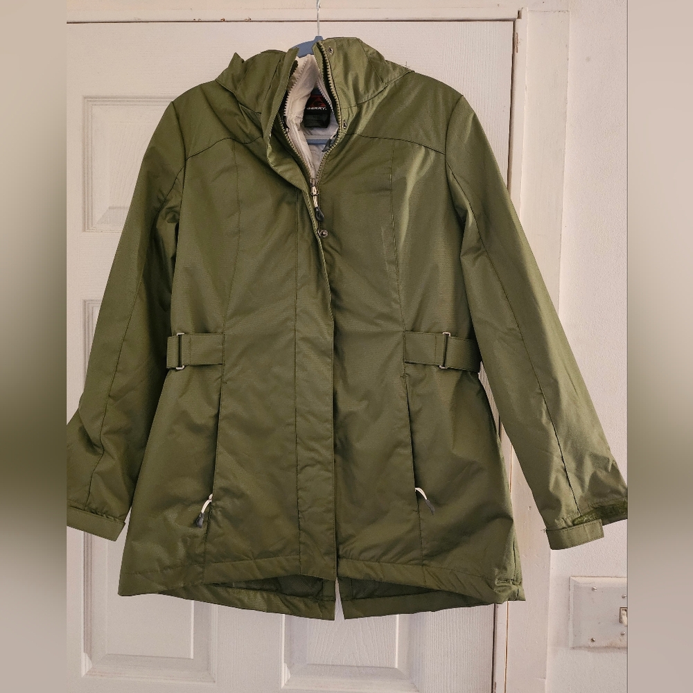 Gerry Ladies' 3-in-1 Systems Jacket with‎ Removable Inner Vest (Green, Medium)